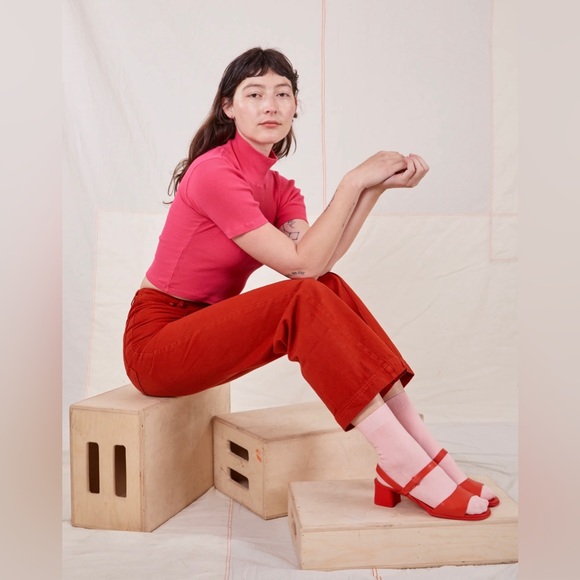 NWOT Big Bud Press 1/2 sleeve turtleneck - Picture 3 of 6